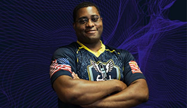 Keith Cherry of the U.S. Navy Esports Team Goats & Glory