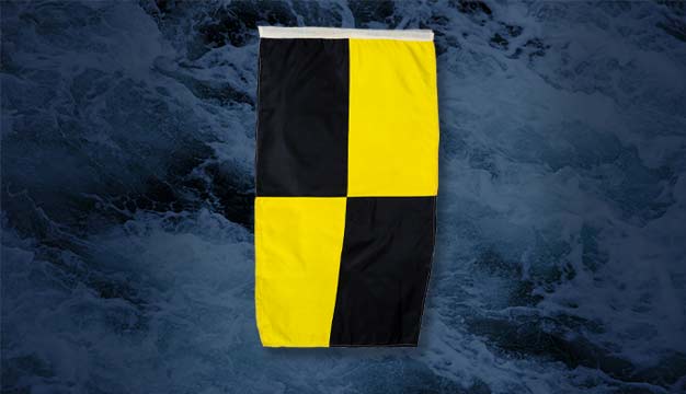 Advising to stop your vessel immediately.