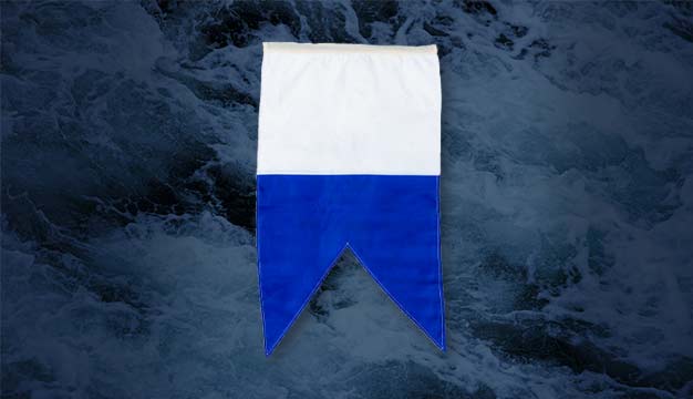 Diver down. Stay clear and keep a slow speed. 