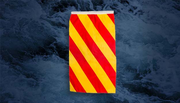 Ship has communications duty (visual).