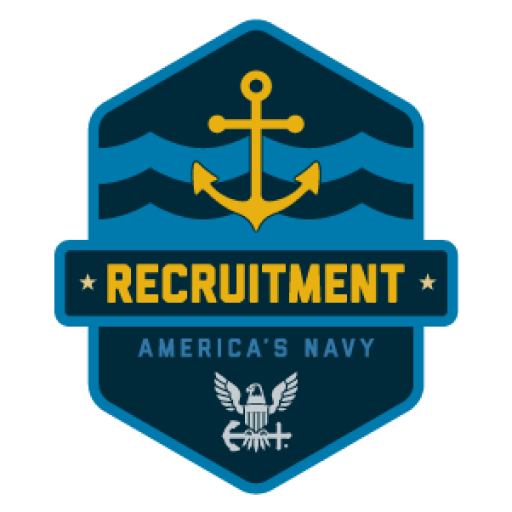 RECRUITMENT icon patch from America's Navy's The Strike Group experience.