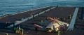 An MQ-25 Stingray unmanned aerial refueling drone taxis on the deck of the USS George H.W. Bush (CVN 77) in the Atlantic Ocean.
